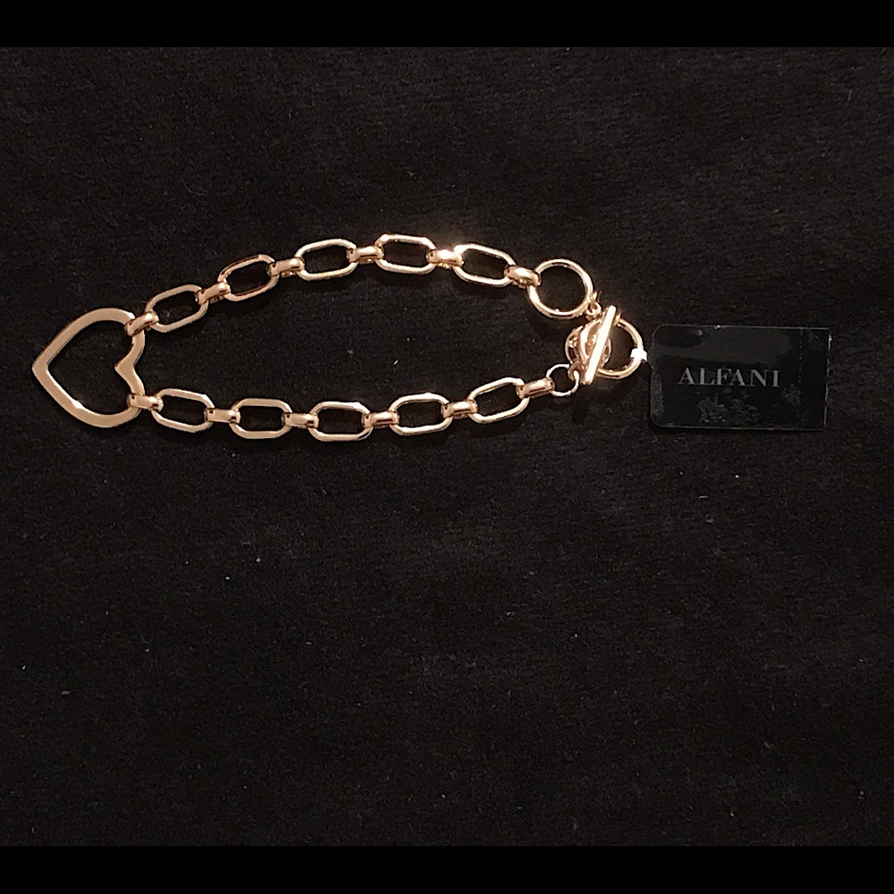 Alfani Heart Link Bracelet